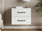 Wall-Mounted Bedside Cabinet White 34.5 x 33 x 40 cm 898975