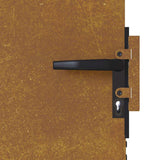 Garden Gate 85x200 cm Corten Steel 153261