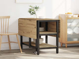 Dinning Table 122 x 80 x 76.5 cm Engineered Wood Artisan Oak 8006042