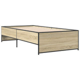 Bed Frame Sonoma Oak 80 x 200 cm Engineered Wood 8009095