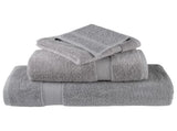 Premium Bath Towels "SOLUND" 2 pcs Grey 100x150 cm 600 gsm 137311