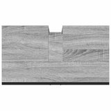 Bathroom Sink Cabinet Grey Sonoma 60x33x60 cm Engineered Wood 842459