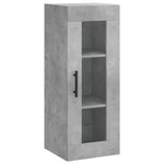 Highboard Concrete Grey 34.5x34x180 cm Engineered Wood 3199389