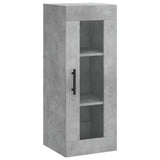 Highboard Concrete Grey 34.5x34x180 cm Engineered Wood 3199453