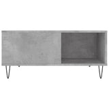 Coffee Table Concrete Grey 80x80x36.5 cm Engineered Wood 830784