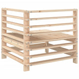 Garden Corner Sofas 2 pcs Solid Wood Pine 825632