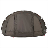 Fishing Tent 4-Person Brown Waterproof 4005318