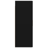 Hanging Wall Cabinet Black 69.5x34x90 cm 812259