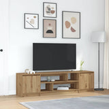 TV Cabinet Artisan Oak 188.5x41x50 cm Engineered Wood 3328425