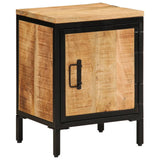 Bed Cabinet 40x30x52.5 cm Solid Rough Wood Mango 358503
