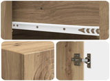 Cabinet Set 2 pcs 33 x 34.5 x 90 cm Engineered Wood 3416474
