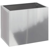 Garden Planter Galvanised Steel 50 x 32 x 40 cm 876355