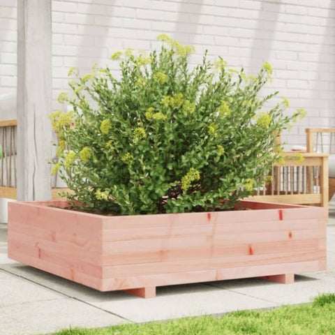 ZNTS Garden Planter 90x90x26.5 cm Solid Wood Douglas 847316