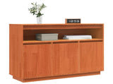 Sideboard Wax Brown 104.5 x 34 x 80 cm Solid Pine Wood 869991
