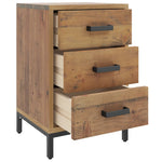 ZNTS Bedside Cabinets 2 pcs 40x30x55 cm Solid Wood Pine 3120340