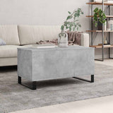Coffee Table Concrete Grey 90x44.5x45 cm Engineered Wood 830984