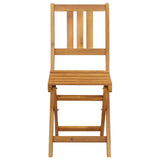 with Cushion 4 pcs Natural 40 x 42 x 85 cm Solid Acacia Wood 42028101