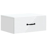 Wall-Mounted Bedside Cabinet 2 pcs White 49 x 34.5 x 20 cm 898616