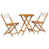 Bistro Set Cream White 3281748
