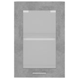 Hanging Glass Cabinet Lyon Concrete Grey 40x31x60 cm Engineered Wood 802509