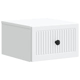 Wall-Mounted Bedside Cabinet 2 pcs White 33 x 34.5 x 20 cm 897916