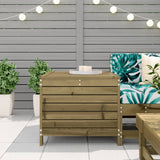 Garden Footstool 62x63.5x53.5 cm Impregnated Wood Pine 844907