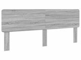 Storage Bed Grey Sonoma 200 x 200 cm Engineered Wood 3412656