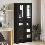Book Cabinet Black oak 82.5 x 30.5 x 185 cm Engineered Wood 3329277