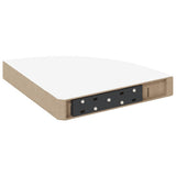 323897 Floating Corner Shelves 4 pcs White 25x25x3,8 cm MDF