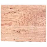 Basin Shelf Wall Mounted Steel and Solid Wood Oak 3302606