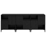 Sideboards 3 pcs Black Oak 60 x 35 x 70 cm Engineered Wood 3415596