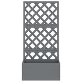 Trellis Planters 2 pcs Grey 65x33x135 cm WPC 3154899