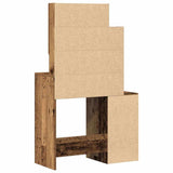 Dressing Table Old Wood 80 x 35 x 132 cm Engineered Wood 868880