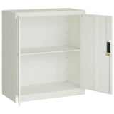 File Cabinet Light Grey 79x40x90 cm Steel 339733