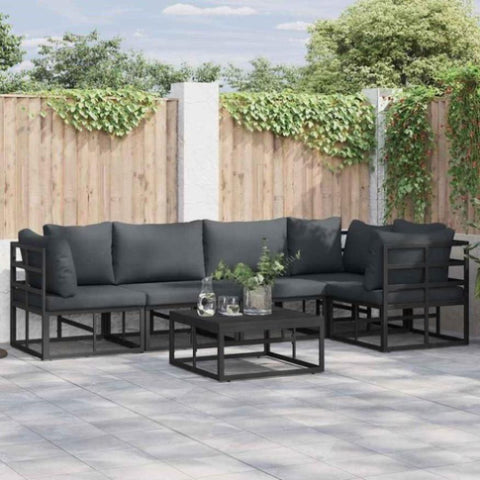 Garden Sofa Set with Cushion 5 pcs 3378866
