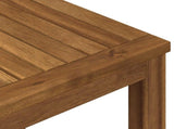 Coffee Table Natural 100 x 100.5 x 45 cm Solid Acacia Wood 901242