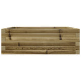 Garden Planter 70x70x23 cm Impregnated Wood Pine 847197