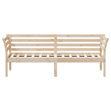 Day Bed without Mattress 90x190 cm Single Solid Wood Pine 842878