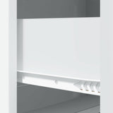 Drawer Cabinet White 66 x 34.5 x 87 cm Engineered Wood 895295