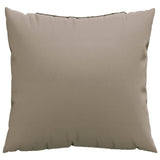 Sofa Cushions 4 pcs Taupe 60x60 cm Fabric 360411