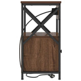 Bedside Cabinet 2 pcs Brown Oak 40 x 31 x 60 cm Engineered Wood 859499