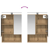Bathroom Cabinet Set 5 pcs Artisan Oak Engineered Wood 3406566