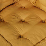 Modular Sofa 2 pcs Yellow 140 x 70 x 56 cm Fabric 3315081