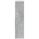 ZNTS Radiator Cover Concrete Grey 104x20x82 cm Engineered Wood 852693