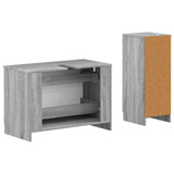 2 Piece Bathroom Cabinet Set UTRECHT Grey Sonoma 3417735