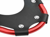 3 in 1 Snowshoes Red and Black 53.5 x 21 cm Aluminum and HDPE 42021419