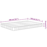 Foam Mattress Medium Soft 140x200 cm 373024