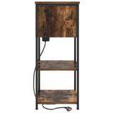 Bedside Cabinet Smoked Oak 55 x 31 x 76 cm Engineered Wood 859502