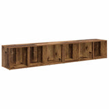 TV Cabinet Set 2 pcs Old Wood 37 x 35 x 107cm Engineered Wood 3393549