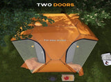 Aluminium Frame Camping Tent Dome Tent with Removable Rainfly, 2000mm Waterproof, for 1-2 Man, T3398P349045